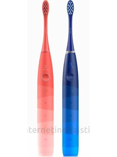 CLEAN Electric Toothbrush Find Dou Set red/blue El. dantų šep. rinkinys N2, Vnt | internetinevaistine.lt