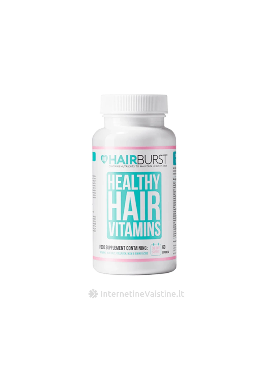 HAIRBURST plauk. kaps. N60, 60 vnt. | internetinevaistine.lt
