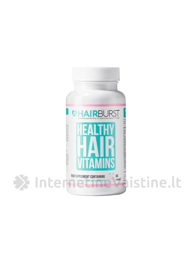 HAIRBURST plauk. kaps. N60, 60 vnt. | internetinevaistine.lt