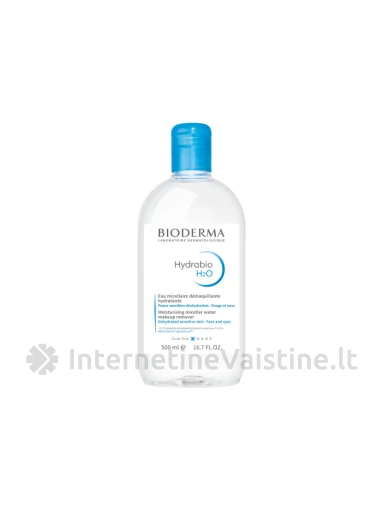 HYDRABIO H2O micel. vanduo drėkin. v/t odai, 500 ml, N1 | internetinevaistine.lt