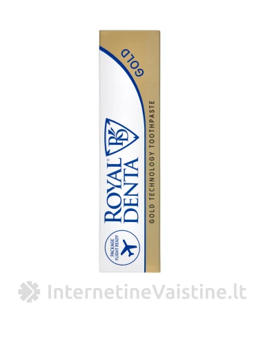 ROYAL DENTA dantų pasta su auksu GOLD 30 g (mini), Vnt | internetinevaistine.lt