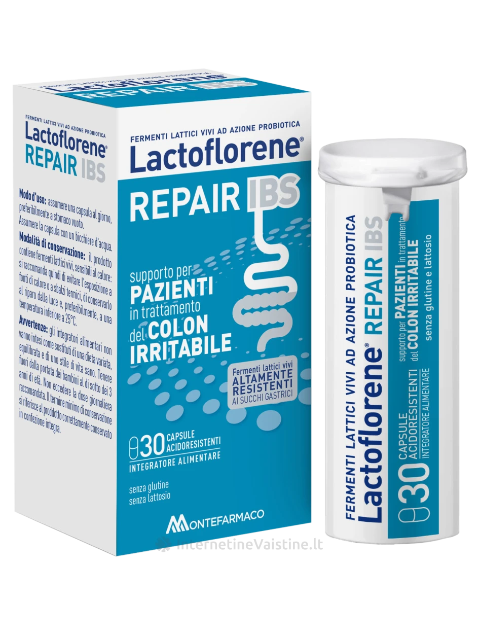 LACTOFLORENE REPAIR kaps. N30 | internetinevaistine.lt