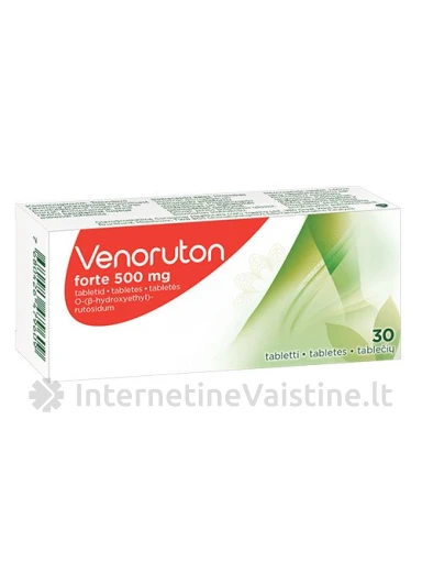 VENORUTON FORTE 500mg tab. N30 | internetinevaistine.lt