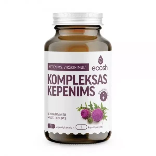 ECOSH Kompleksas kepenims, 60 kapsulių