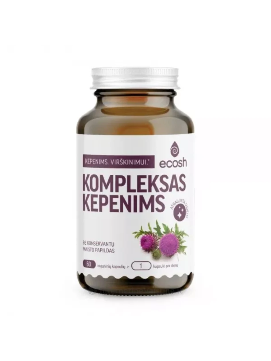 ECOSH Kompleksas kepenims, 60 kapsulių | internetinevaistine.lt