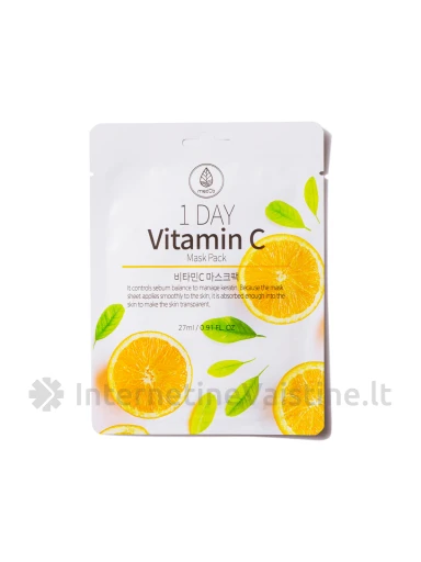 MedB Lakštinė kaukė su vitaminu C, 28g, Vnt | internetinevaistine.lt