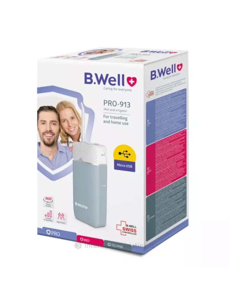 B. WELL burnos irigatorius PRO-913 MINI, N1, Vnt | internetinevaistine.lt