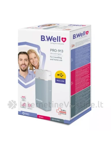 B. WELL burnos irigatorius PRO-913 MINI, N1, Vnt | internetinevaistine.lt