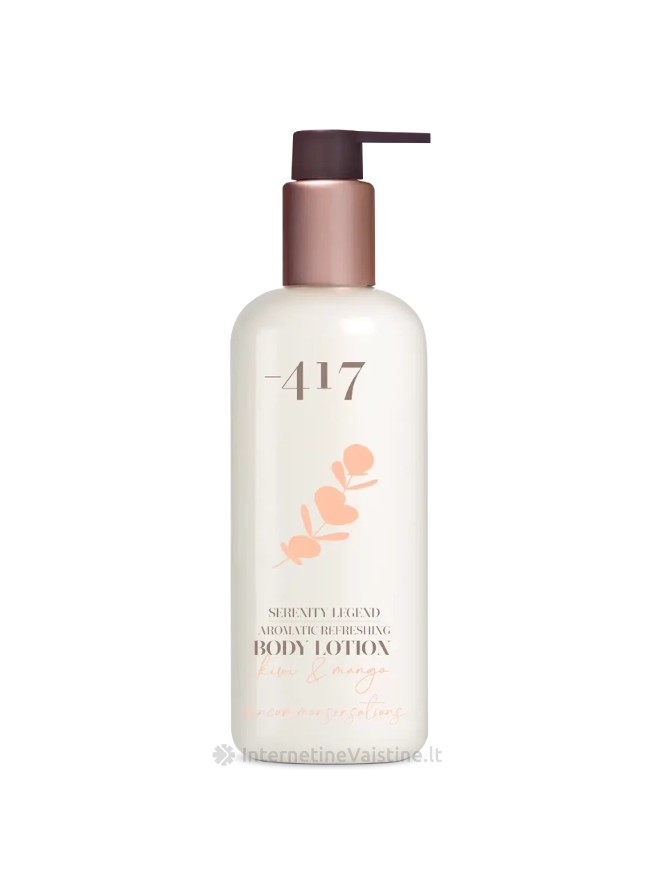 MINUS 417 Serenity Lengend Aromatic Refreshing Body Lotion - AROMATINIS ATGAIVINANTIS KŪNO LOSJONAS - KIWI & MANGO 350 ml, Vnt | internetinevaistine.lt