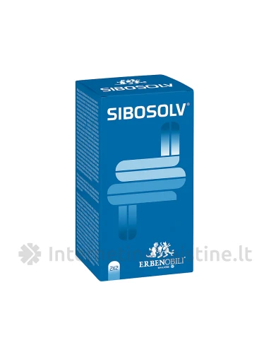 ERBENOBILI SIBOSOLV – žarnyno mikrobiotos balansas, 60 kapsulių | internetinevaistine.lt