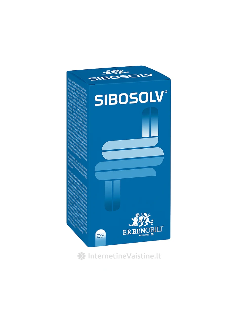 ERBENOBILI SIBOSOLV – žarnyno mikrobiotos balansas, 60 kapsulių | internetinevaistine.lt