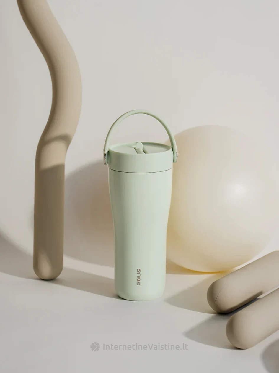 EQUA CARRY puodelis Mint, 600 ml | internetinevaistine.lt