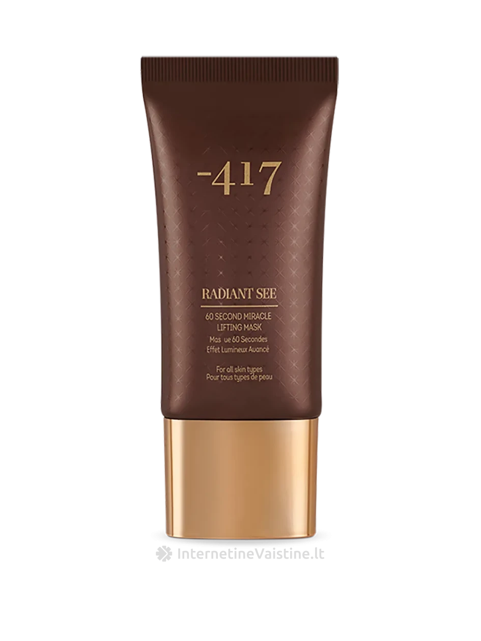 MINUS 417 Radiant See 60 Second Miracle Lifting kaukė, 50 ml, Vnt | internetinevaistine.lt