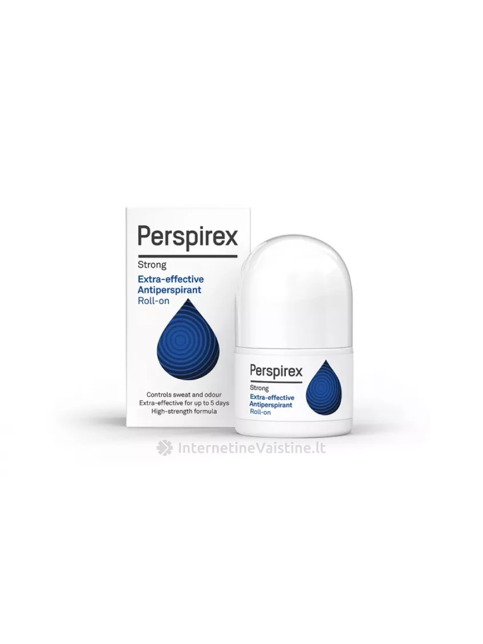 PERSPIREX antiperspirantas rutulinis STRONG, 20 ml, 20 ml | internetinevaistine.lt