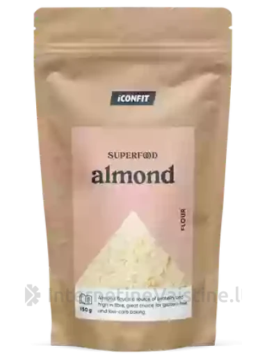 ICONFIT migdolų miltai, 200 g, 200 g | internetinevaistine.lt