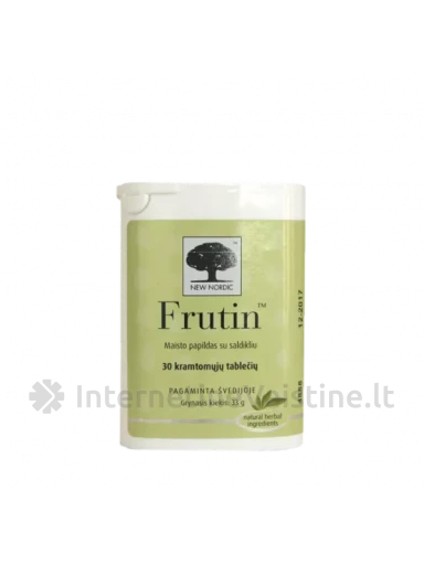 NEW NORDIC FRUTIN kramtomųjų Tab. N30 | internetinevaistine.lt