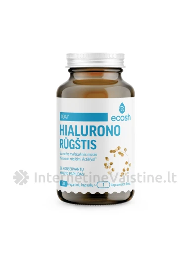 ECOSH Hialurono rūgštis su ActiHyal 250mg, 60 kapsulių | internetinevaistine.lt