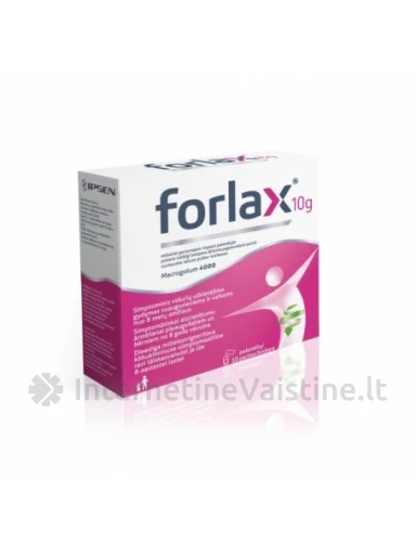 FORLAX 10g milt. ger. tirp. N10, 10 vnt. | internetinevaistine.lt