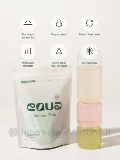 Elektrolitų gėrimas EQUA Mix įvairių skonių rinkinys,  21 paketėlis | internetinevaistine.lt