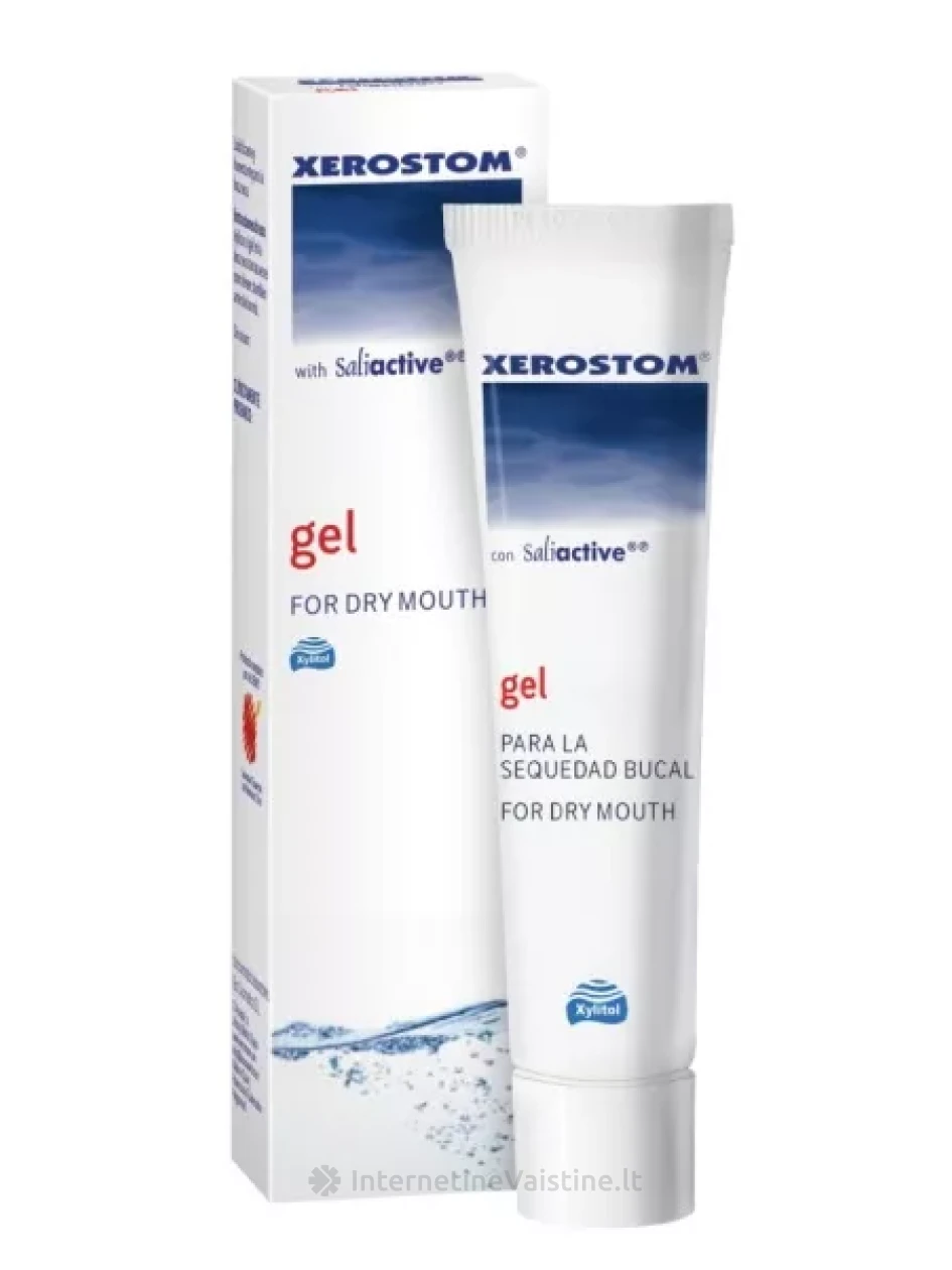 XEROSTOM gelis burnos drėgmės palaikymui ir kserostomijai, 25 ml, Vnt | internetinevaistine.lt