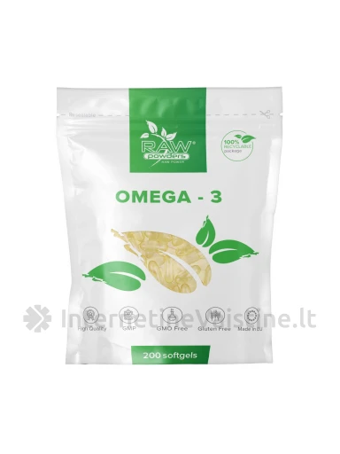 Omega-3 (200 kapsulių), N1 | internetinevaistine.lt