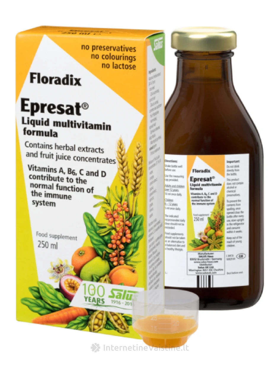 Floradix EPRESAT, 250ml | internetinevaistine.lt