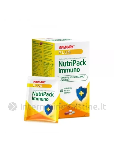 WALMARK maisto papildas NUTRIPACK IMMUNO, 30 pak. | internetinevaistine.lt