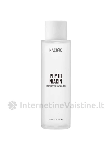 NACIFIC Phyto Niacin Whitening Toner odą šviesinantis toneris, 150 ml, Vnt | internetinevaistine.lt