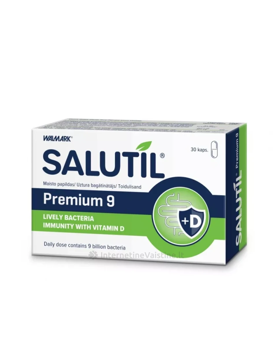 SALUTIL Premium 9 kaps. N30 | internetinevaistine.lt