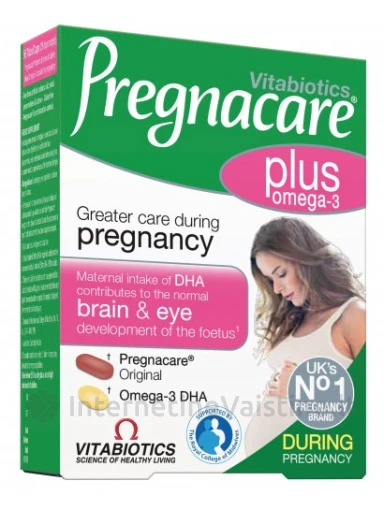 PREGNACARE PLUS, 56 tabletės/kapsulės, 56 vnt. | internetinevaistine.lt