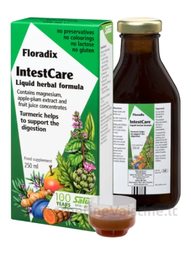 Floradix INTESTCARE, 250ml | internetinevaistine.lt