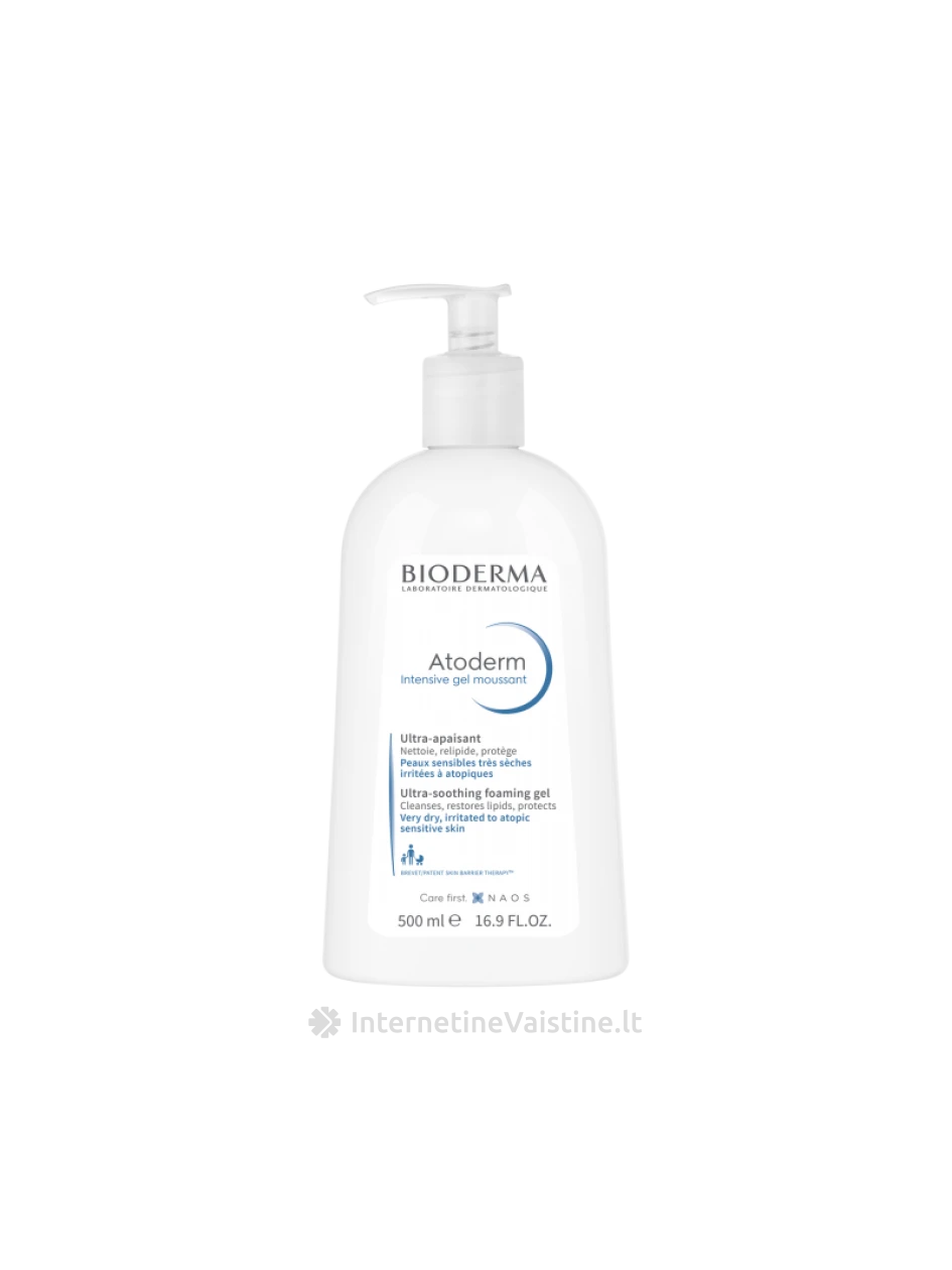 ATODERM Intensive Gel Moussant, 500 ml, N1 | internetinevaistine.lt