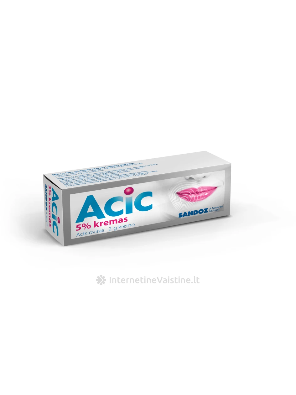 ACIC KREMAS 5% 2G | internetinevaistine.lt