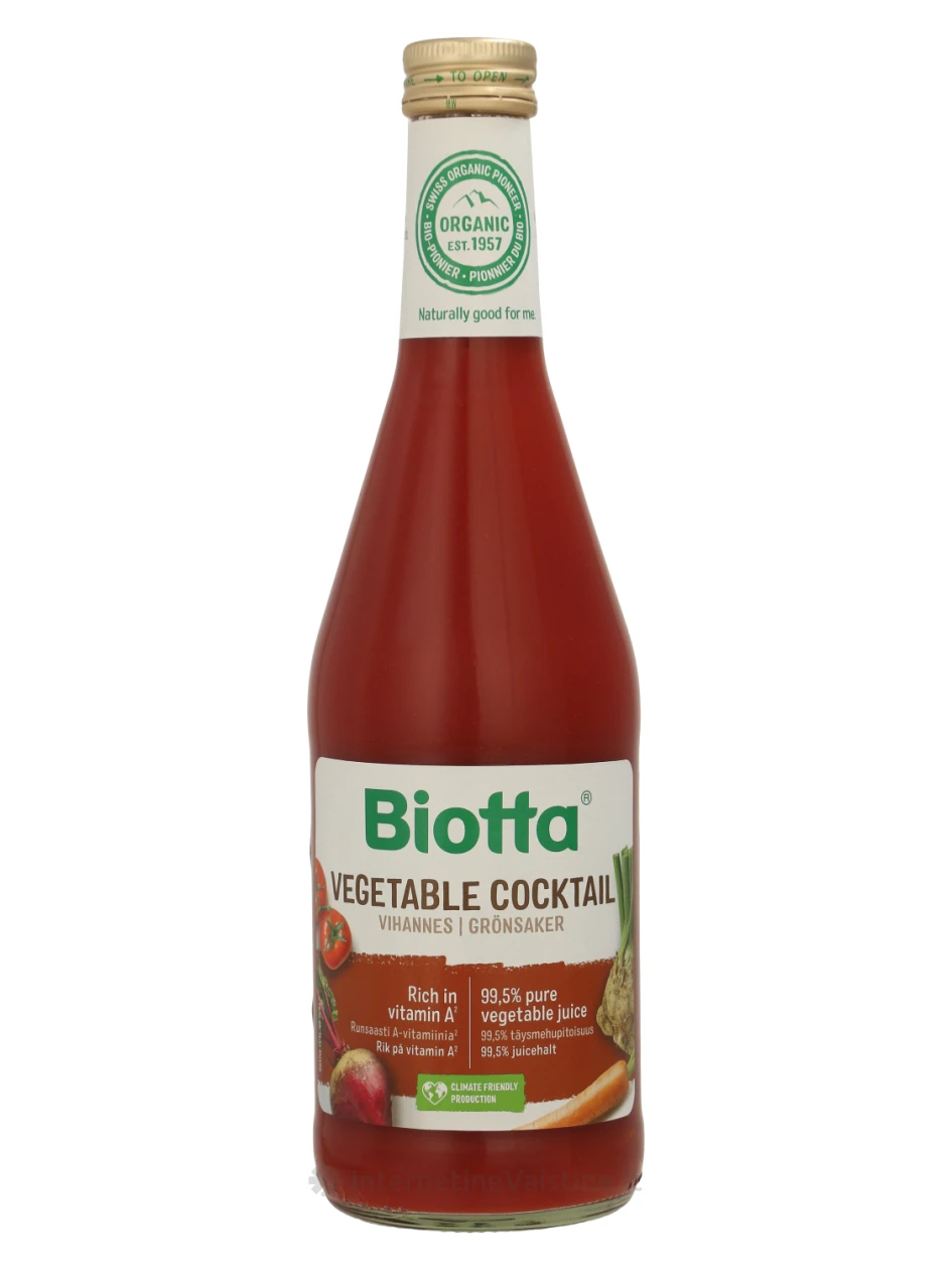 BIOTTA Daržovių kokteilis, 500 ml, Vnt | internetinevaistine.lt