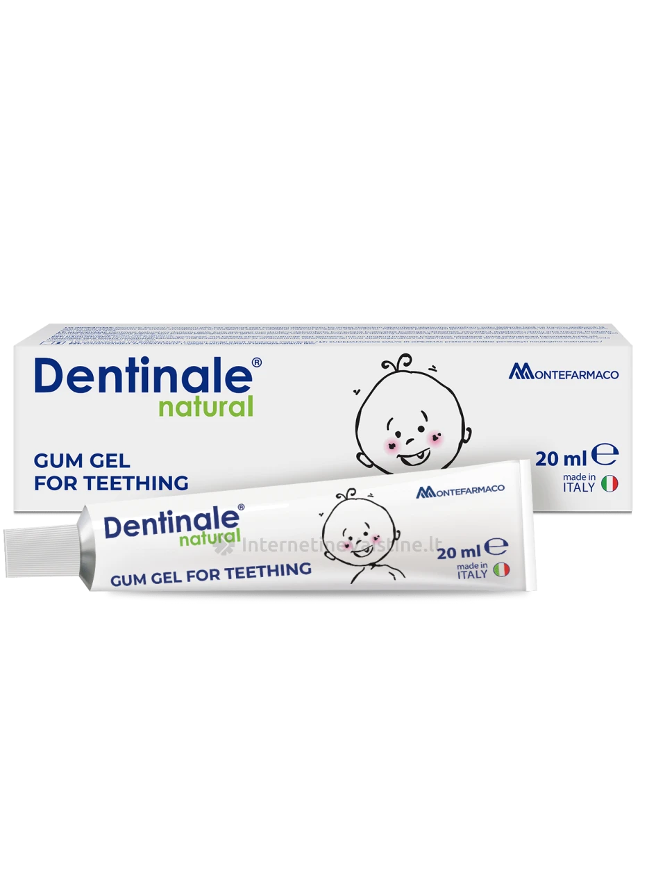 DENTINALE dantų gelis NATURA, 20 ml, Vnt | internetinevaistine.lt