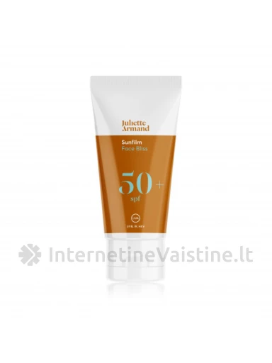 JULIETTE ARMAND SunFilm Face Bliss veido kremas SPF50, 55 ml, Vnt | internetinevaistine.lt