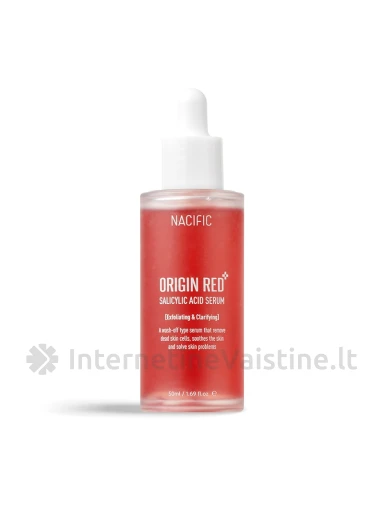 NACIFIC Origin Red Salicylic Acid Serum, serumas su salicilo rūgštimi, 50 ml, Vnt | internetinevaistine.lt
