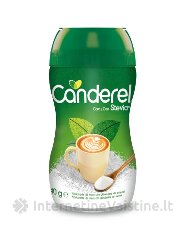 Saldiklis Canderel STEVIA milteliai, 40 g | internetinevaistine.lt