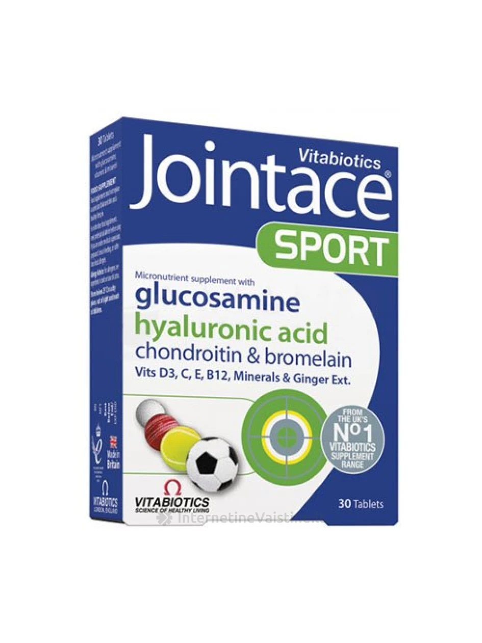 JOINTACE SPORT TAB. N30, 30 vnt. | internetinevaistine.lt