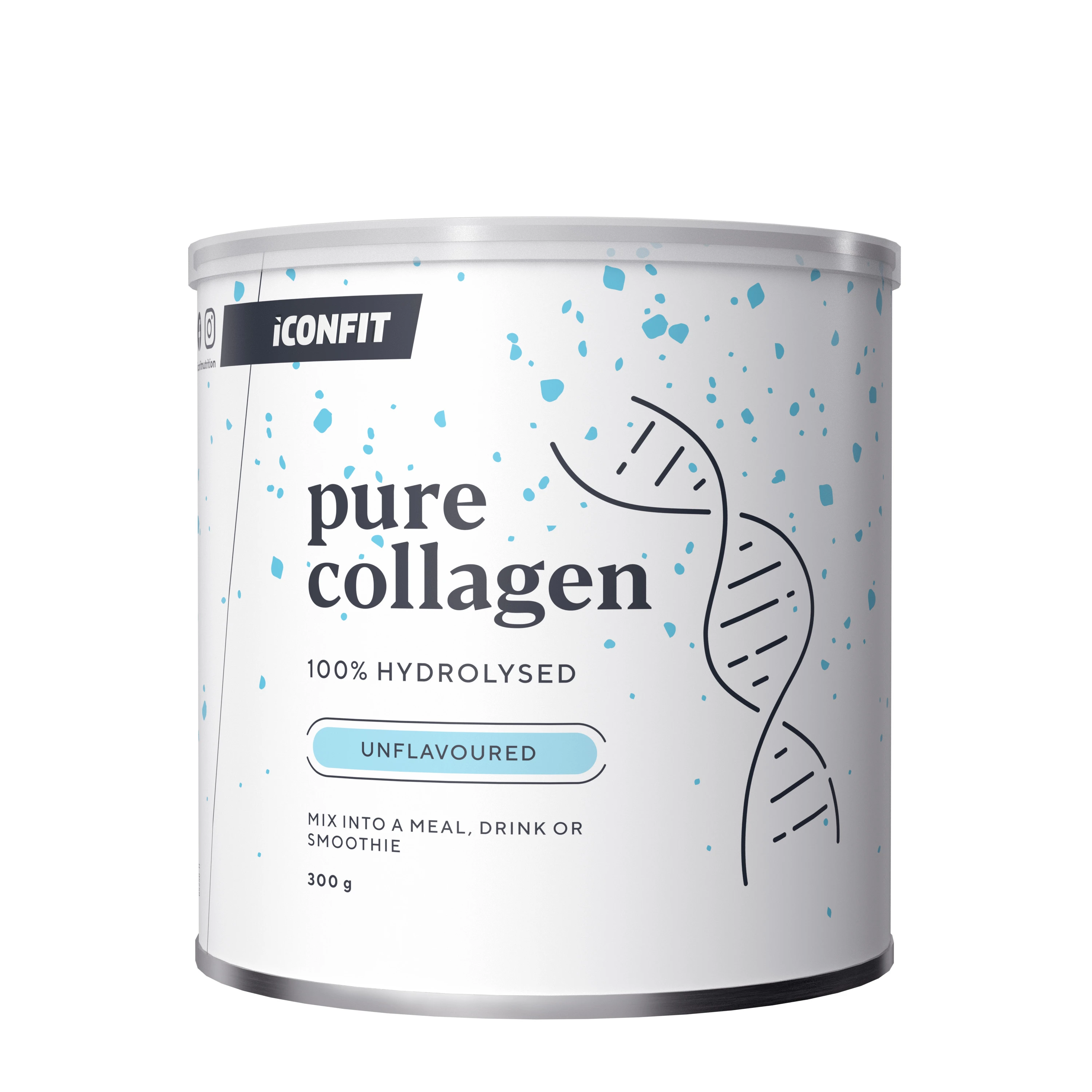 ICONFIT Hydrolysed Collagen (99% Protein) milt., 300 g