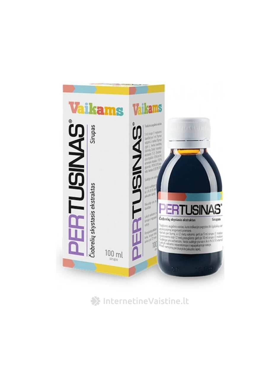 PERTUSINAS vaikams 1ml/5ml sir. 100ml N1 | internetinevaistine.lt