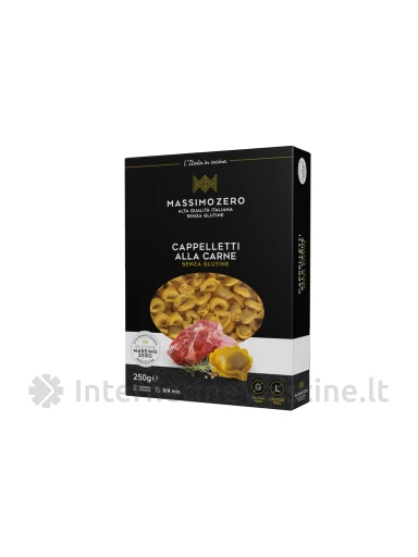MASSIMO ZERO CAPPELLETTI CARNE - itališki koldūnai su mėsos įdaru, 250g | internetinevaistine.lt