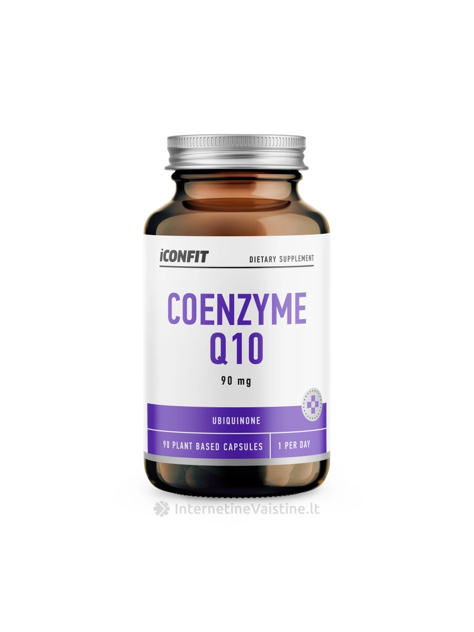 ICONFIT Q10 Coenzyme 90mg kaps. N90, 90 vnt. | internetinevaistine.lt