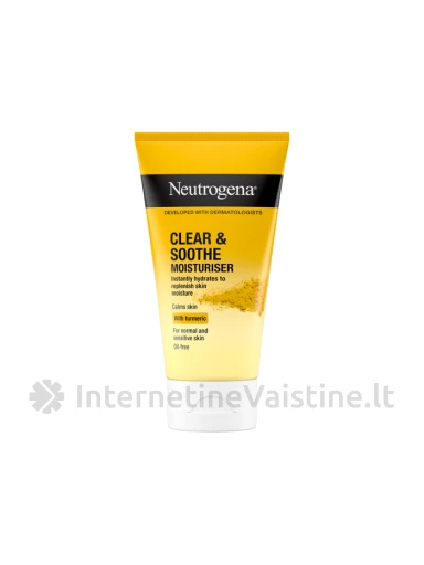 NEUTROGENA Clear Soothe drėkinamoji priemonė odai, 75 ml, Vnt | internetinevaistine.lt