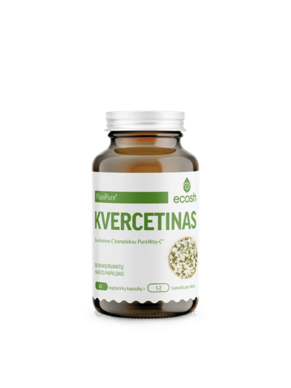 ECOSH Kvercetinas su vit.C kompleksu kaps. N40 | internetinevaistine.lt
