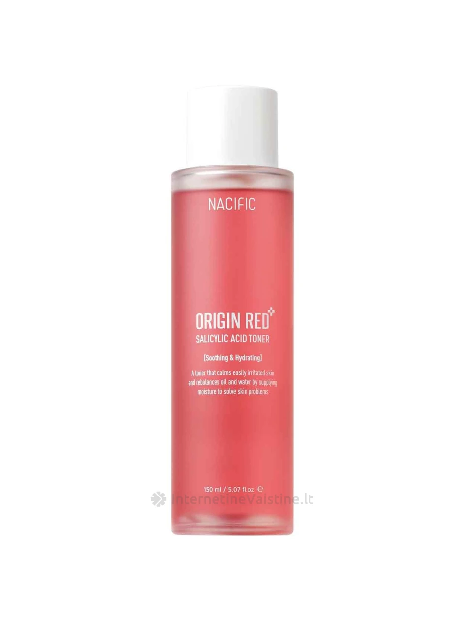 NACIFIC Origin Red Salicylic Acid Toner toneris su salicilo rūgštimi, 150 ml, Vnt | internetinevaistine.lt