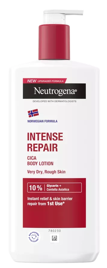 NEUTROGENA intense Repair Atkuriamasis Cica kūno losjonas, 400 ml