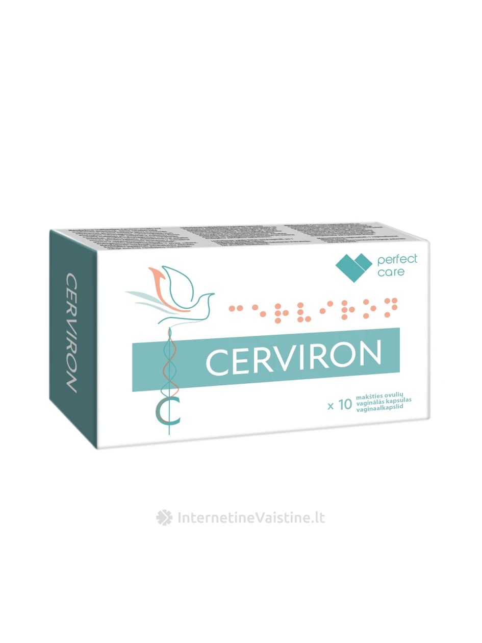 CERVIRON makšties ovulės 2g N10 | internetinevaistine.lt