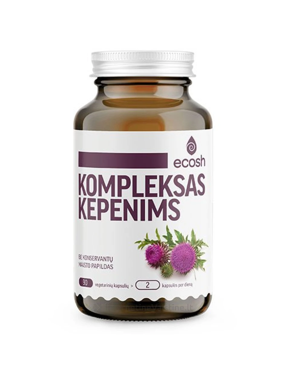 ECOSH kompleksas kepenims kaps. N90 | internetinevaistine.lt