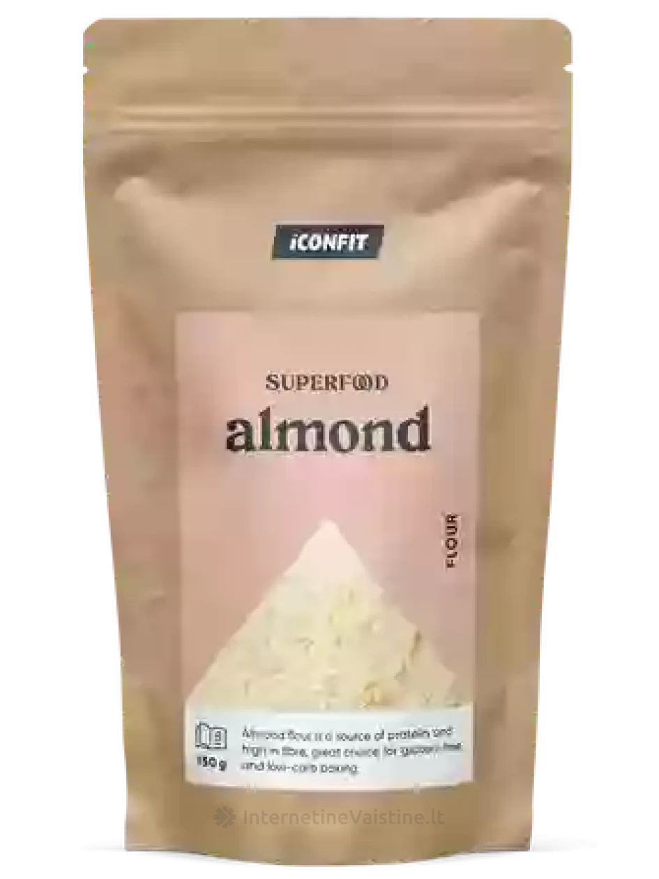 ICONFIT migdolų miltai, 200 g, 200 g | internetinevaistine.lt
